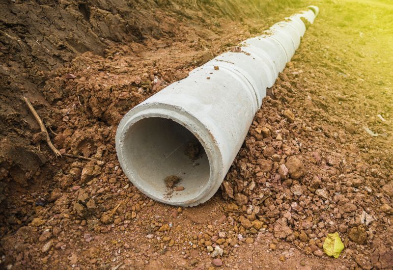 Drainage pipe installation
